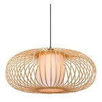 THULINE - Lampa wisząca - 3xE27 - Light Wood Look - Essential 05457/13/72 LUCIDE